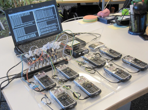 同时接8台手机监听